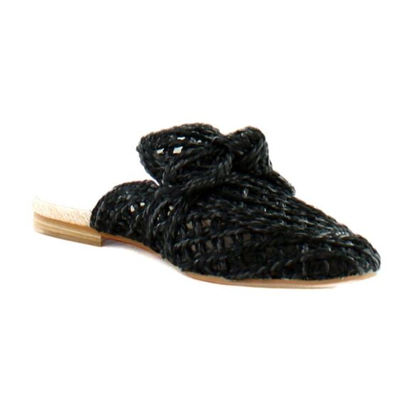 Dolce Vita Pantuflas Pillar Para Mujer, Negro, (Black Faux Fur), 6